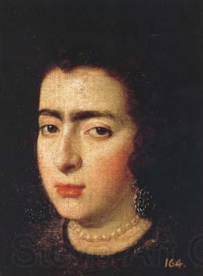 Diego Velazquez Portrait d'une dame (df02) Spain oil painting art